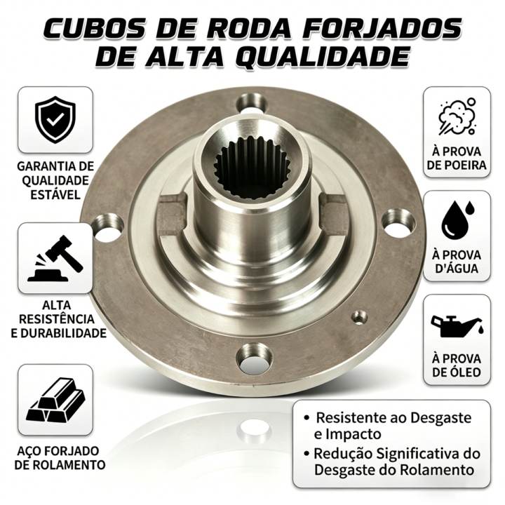 Cubo de Roda NA070595K para GOL, PASSAT, SAVEIRO