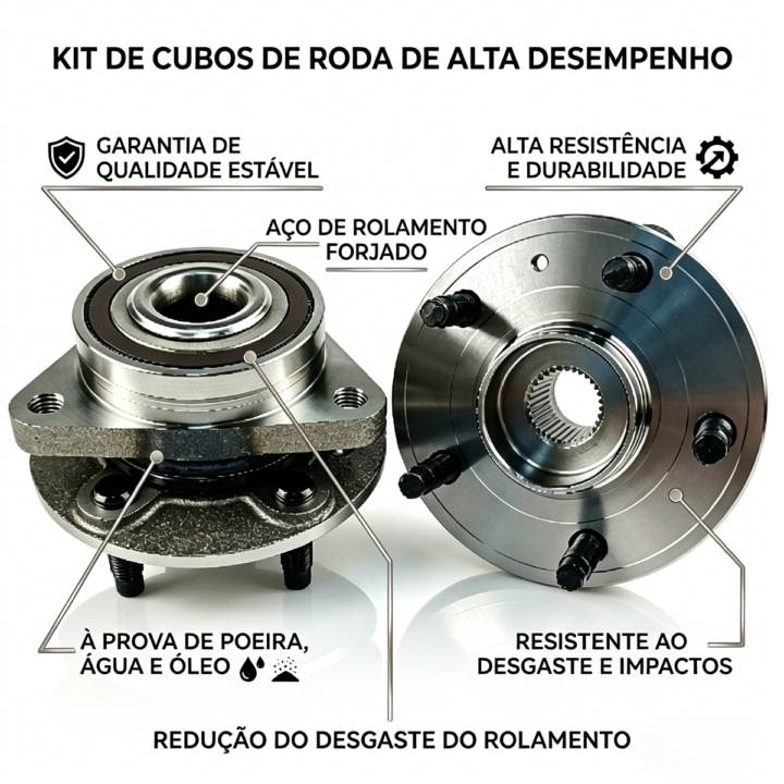 Cubo de Roda NA150709-1 para CRUZE 1.8 16v 2012