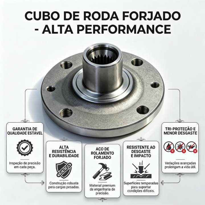 Cubo de Roda NA460600 para CLIO 1.0/1.6 08V/16V ATÉ 2000