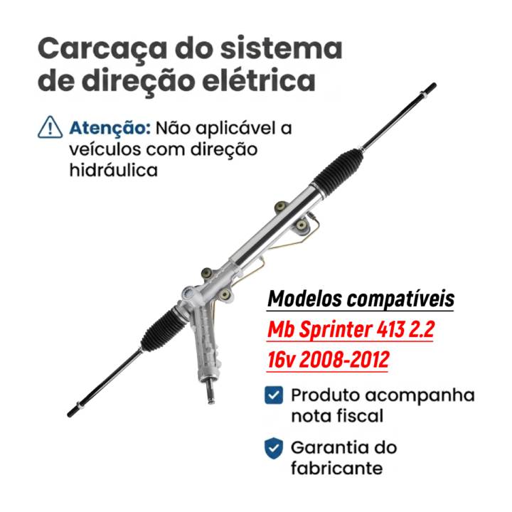 Caixa de Direcao NAF091895 para Mb Sprinter 413 2.2 16v 2008-2012