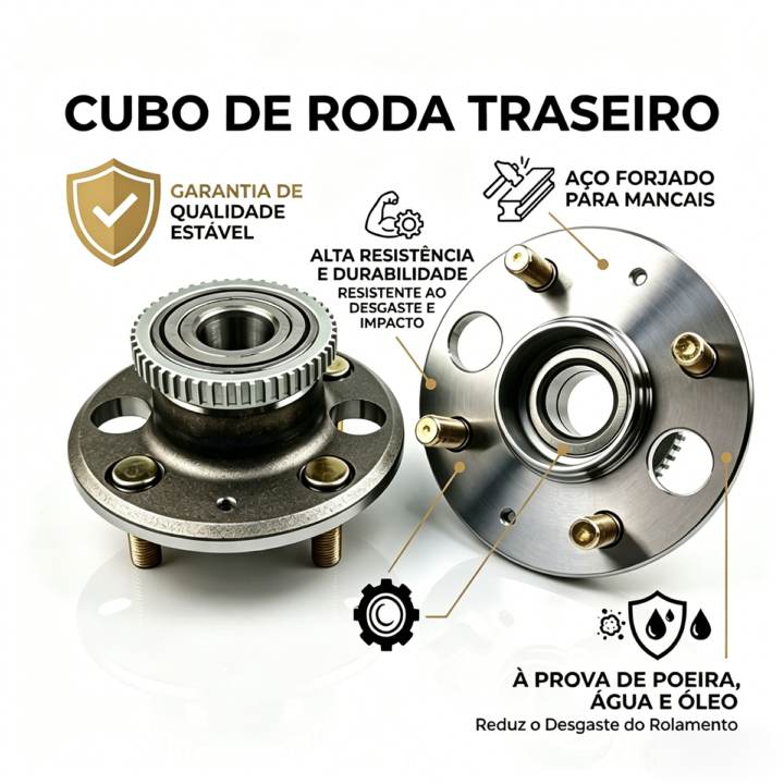 Cubo de Roda YO010792A para CIVIC 96/00 C/ABS COROA