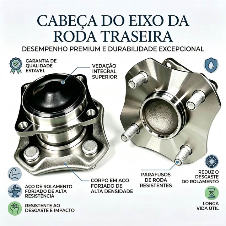 Cubo de Roda YO021000 para COROLLA 02... (04 FUROS)